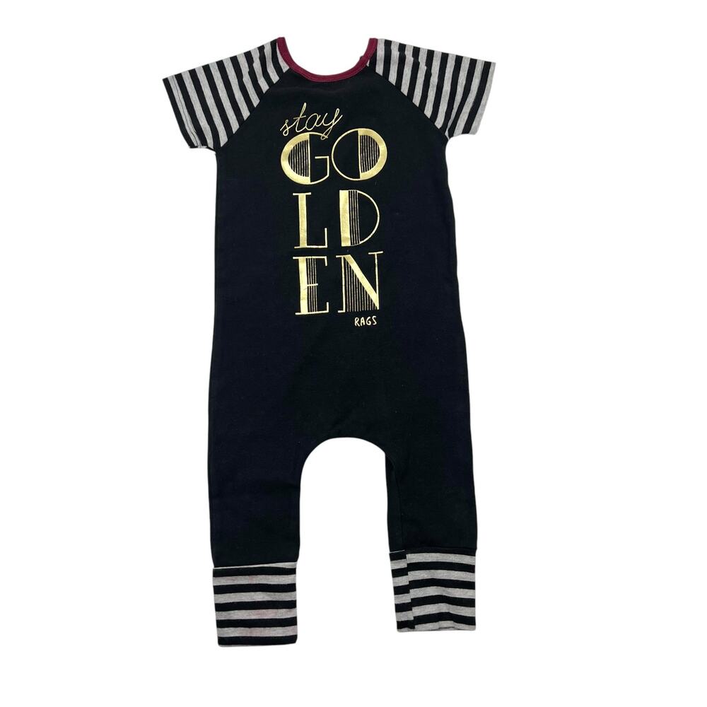 Rags Stay Golden Romper